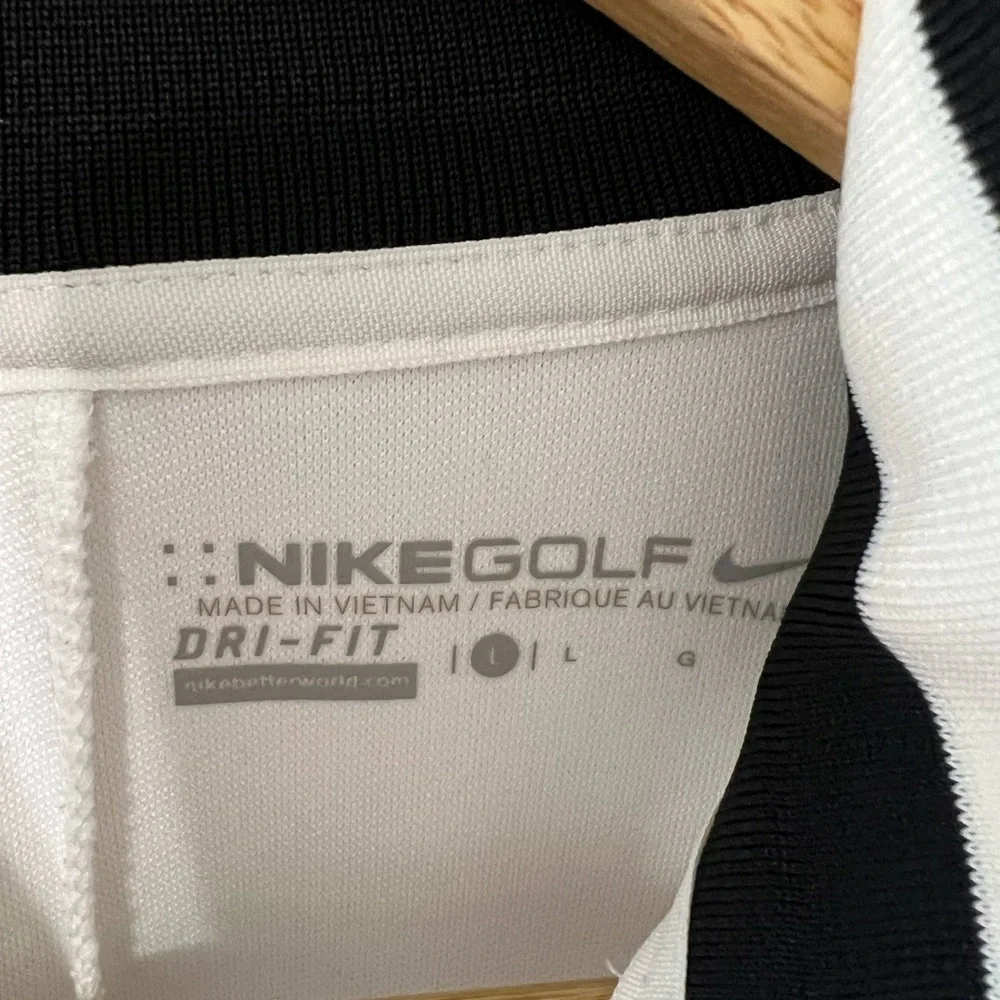 Nike Golf Dri-FIT 1/4 Zip Pullover Gryphon Investors White Women’s Large
